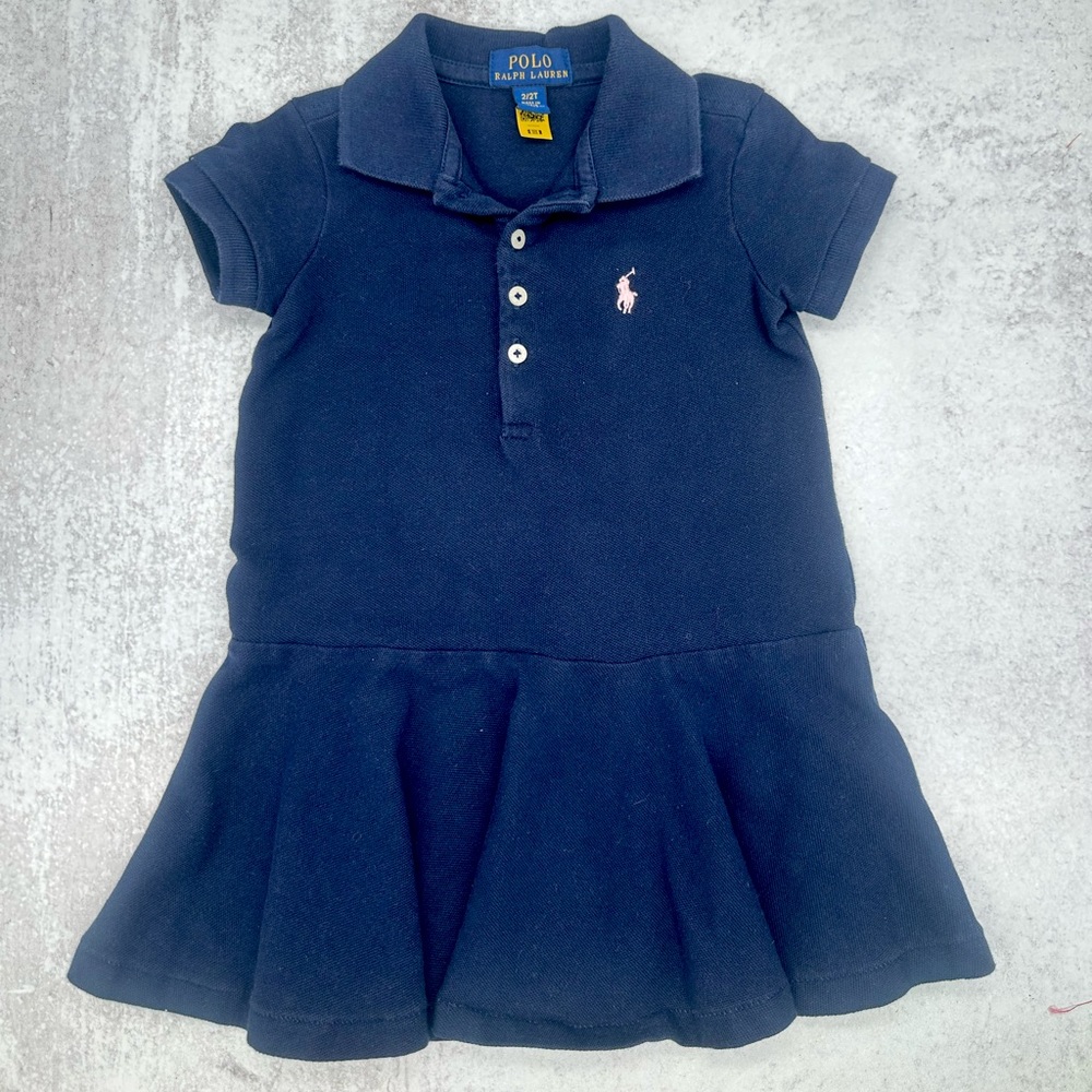 EUC Ralph Lauren Polo Dress in Navy Size 2T